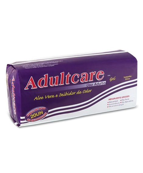 imagem do produto Absorvente adultcare 20 unidades - ADULTCARE