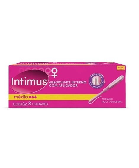 imagem do produto Absorvente intimus interno sport mdio 9-12g 8unidades - KIMBERLY-CLARK