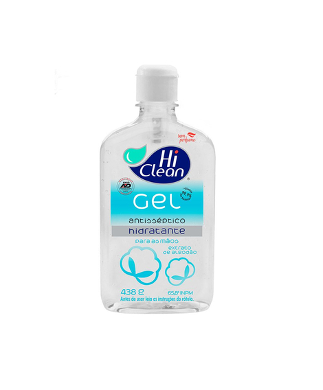 imagem do produto Alcool gel 70% hi clean 500ml extrato de algodo - HICLEAN