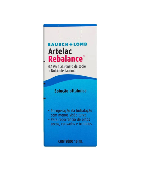 imagem do produto Artelac rebalance 10ml - BAUSCH E LOMB