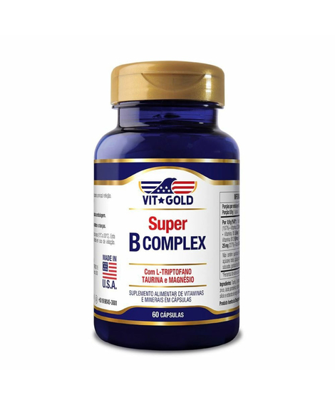 imagem do produto B complex 60 cpsulas vitgold - VITGOLD