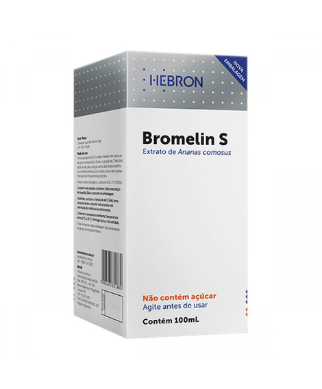 imagem do produto Bromelin s 100ml - HEBRON