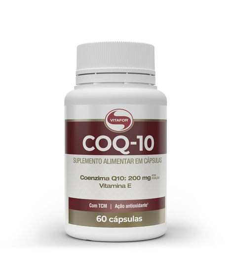 imagem do produto Coenzima q10 200mg 60 capsulas  - VITAFOR