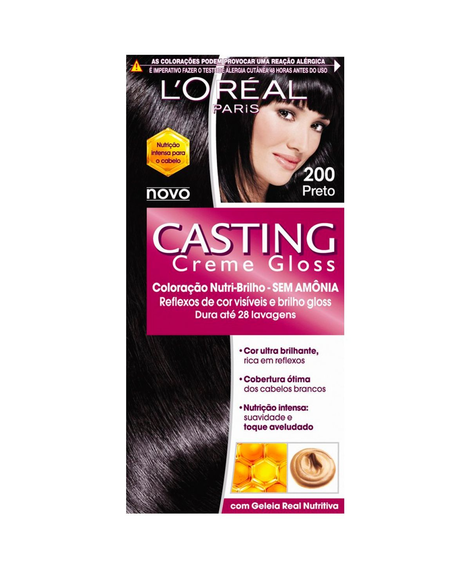 imagem do produto Colorao casting creme gloss 200 preto - LOREAL