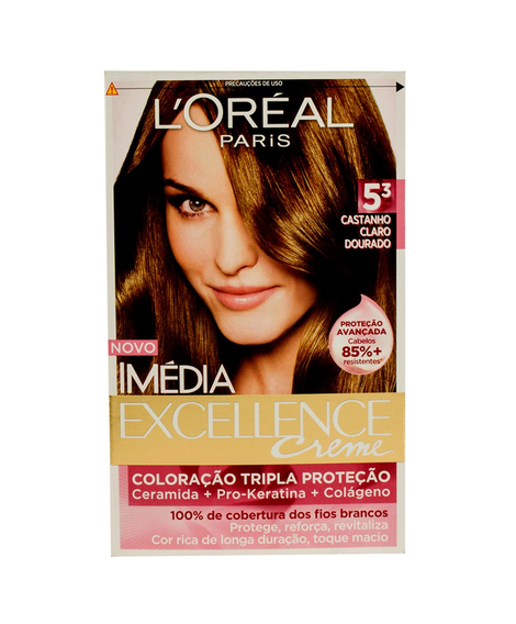 imagem do produto Colorao imedia 5.3 castanho claro dourado - LOREAL