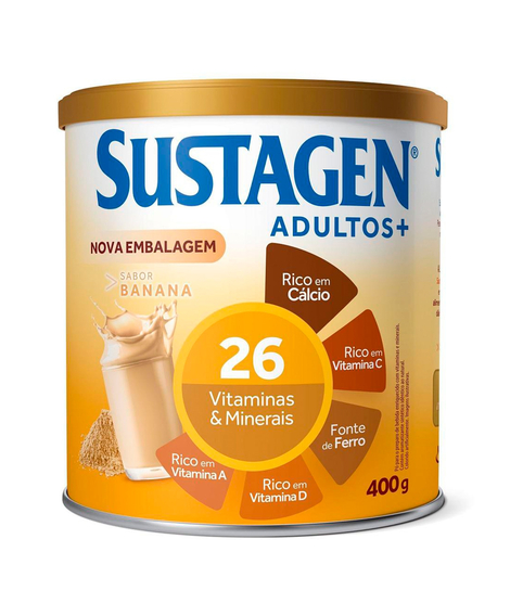 imagem do produto Complemento alimentar sustagen adulto banana 400g - RECKITT BENCKISER