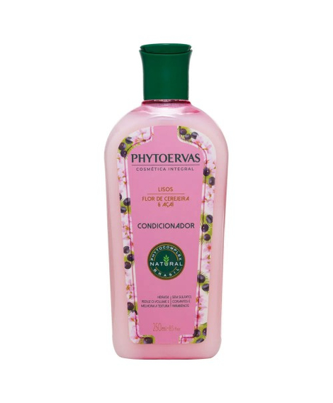 imagem do produto Condicionador phytoervas cabelos lisos 250ml - PHYTOERVAS