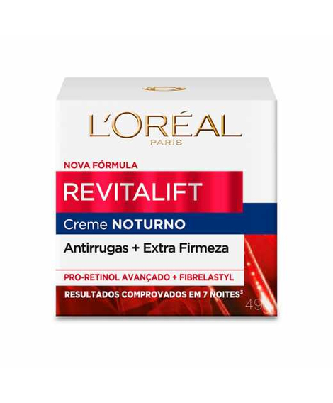 imagem do produto Creme antirrugas revitalift noturno 49g - LOREAL