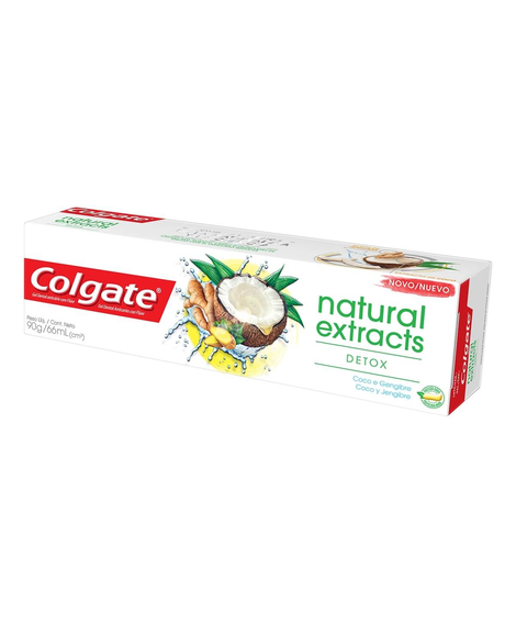 imagem do produto Creme dental colgate natural extracts detox 90g - COLGATE-PALMOLIVE