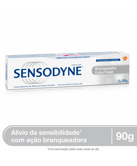 imagem do produto Creme dental sensodyne branqueador extra fresh 90g - HALEON