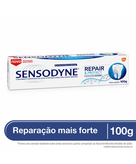 imagem do produto Creme dental sensodyne repair&protect 100g - HALEON