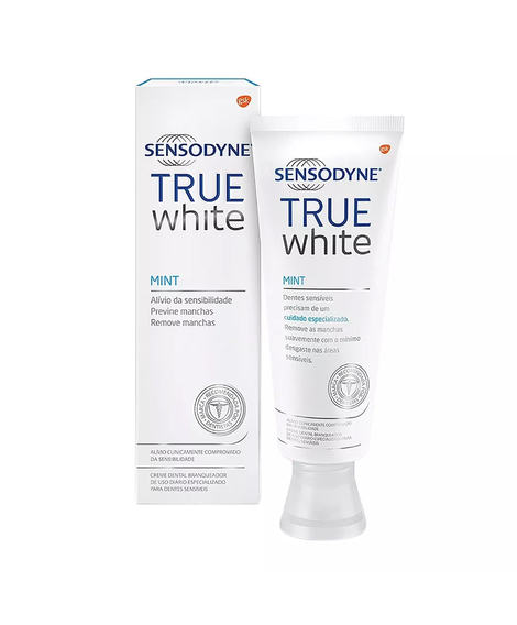 imagem do produto Creme dental sensodyne true white mint 100g - HALEON