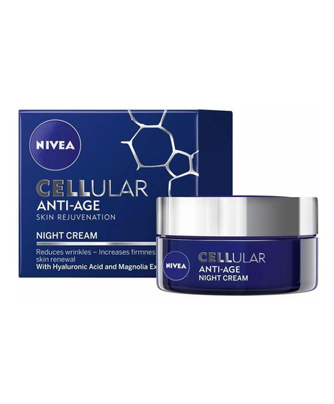 imagem do produto Creme facial antissinais nivea cellular filler noturno 51g - NIVEA