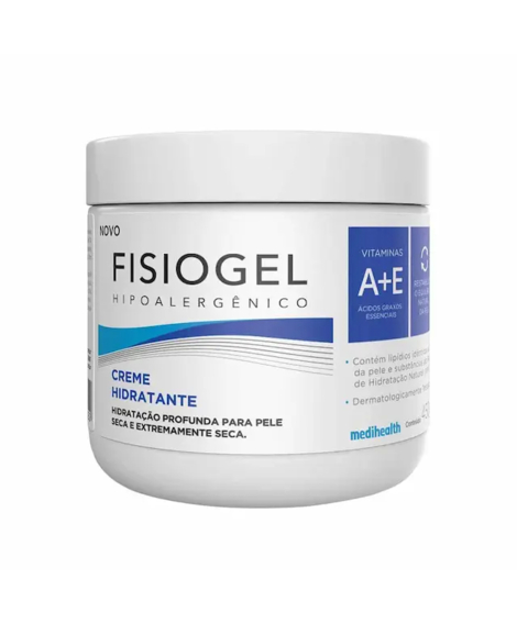 imagem do produto Creme hidratante fisiogel hipoalergnico 450g - MEGALABS