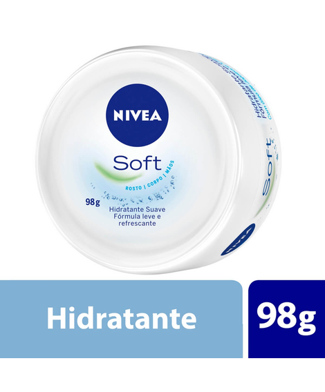 imagem do produto Creme hidratante nivea soft 98g - NIVEA