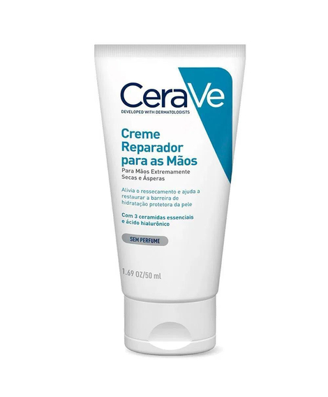 imagem do produto Creme reparador para maos cerave sem perfume 50g - CERAVE