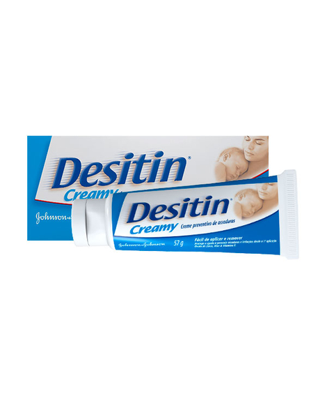 imagem do produto Desitin creamy creme preventivo de assaduras 57g - JOHNSON E JOHNSON