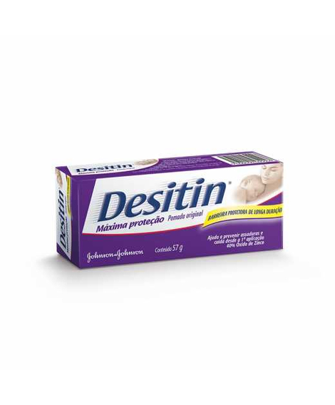 imagem do produto Desitin maxima protecao creme preventivo para assaduras 57g - JOHNSON E JOHNSON