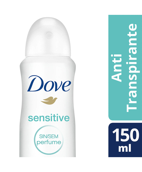 imagem do produto Desodorante dove aerosol feminino sensitive skin 150ml - UNILEVER