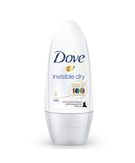 imagem do produto Desodorante dove roll on feminino invisible dry 50ml - UNILEVER