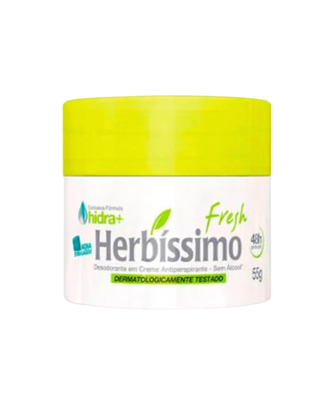 imagem do produto Desodorante herbissimo creme fresh 55g - HERBISSIMO