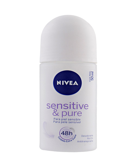 imagem do produto Desodorante nivea roll on feminino sem perfume 50ml - NIVEA