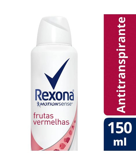 imagem do produto Desodorante rexona aerosol feminino frutas vermelhas 150ml - UNILEVER