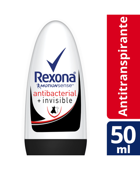 imagem do produto Desodorante rexona roll on feminino antibac invisible 50ml - UNILEVER