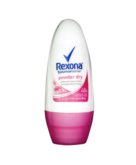 imagem do produto Desodorante rexona roll on feminino powder 50ml - UNILEVER