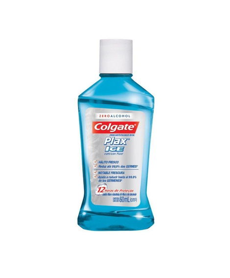 imagem do produto Enxaguante bucal colgate plax ice 60ml - COLGATE-PALMOLIVE