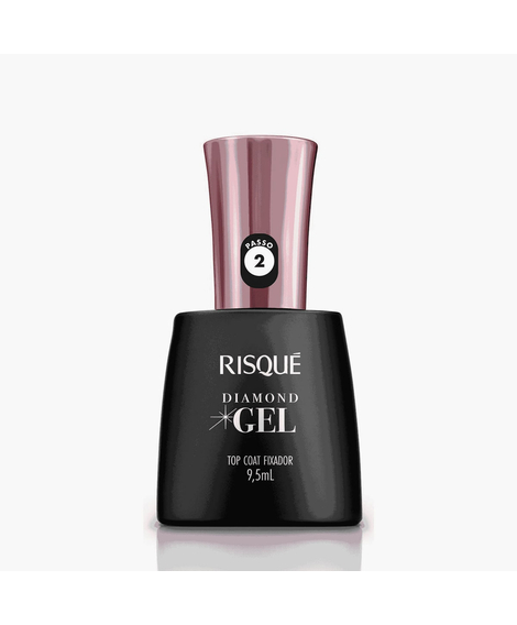 imagem do produto Esmalde risque diamond gel top coat fixador - SAVOY INDUSTRIA DE COSM?TICOS S.A