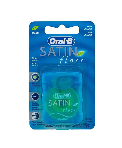 imagem do produto Fita dental oral b satin tape menta 25m - PROCTER E GAMBLE