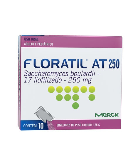 imagem do produto Floratil at 250mg 10 envelopes - FARMOQUIMICA