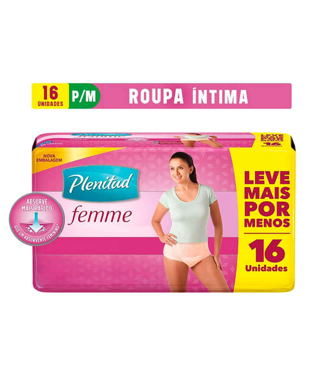 imagem do produto Fralda plenitud femme p/m 16 unidades - KIMBERLY-CLARK