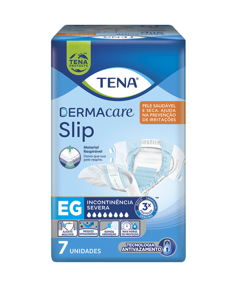 imagem do produto Fralda tena dermacare slip eg 7 unidades - TENA