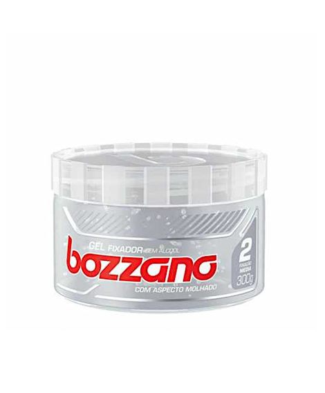 imagem do produto Gel fixador bozzano 2 mdia fixao aspecto molhado 300g - BOZZANO