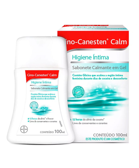 imagem do produto Gino canesten calm sabonete intimo 100ml - BAYER