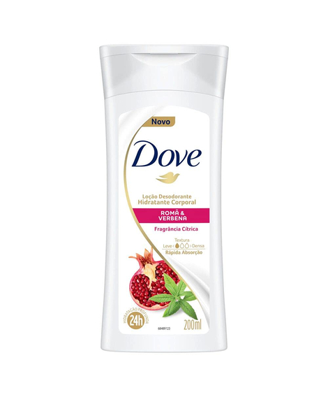 imagem do produto Hidratante corporal dove roma e verbena 200ml - UNILEVER