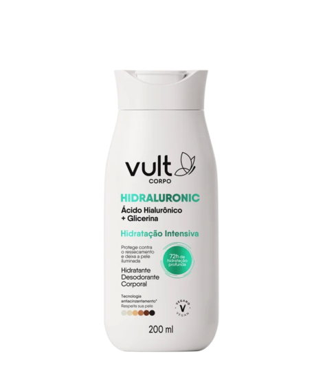 imagem do produto Hidratante corporal vult hidratao intensiva 200ml - VULT COSMETICA