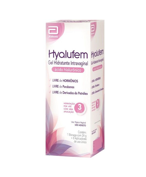 imagem do produto Hyalufem gel intravaginal+aplic 24g - ABBOTT