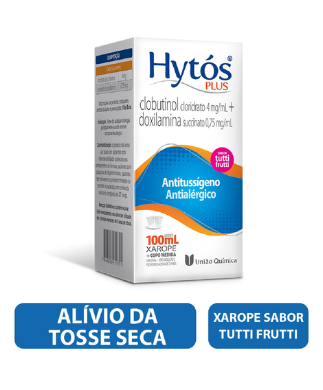 imagem do produto Hytos plus xarope 100ml - UNIAO QUIMICA