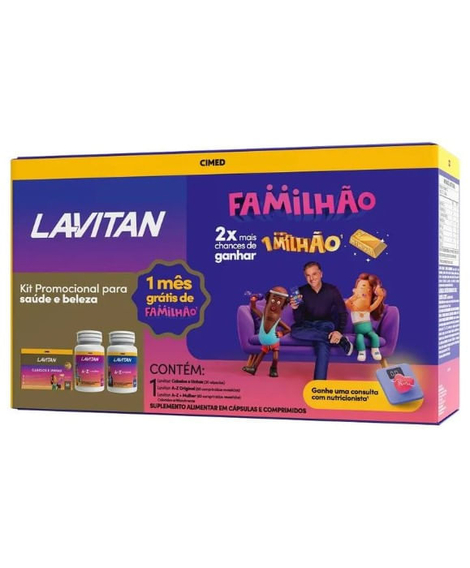 imagem do produto Kit lavitan familho melatonina+ a-z mulher+ a-z original - CIMED