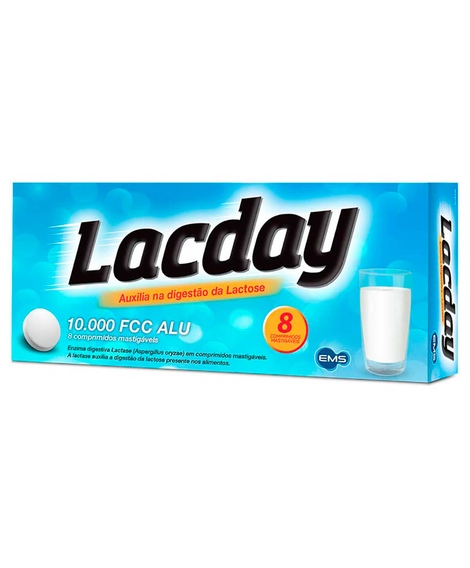 imagem do produto Lacday 8 comprimidos mastigveis - EMS