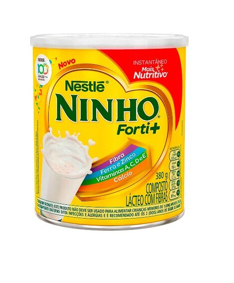 imagem do produto Leite em p ninho fort+ integral 380g - NESTLE