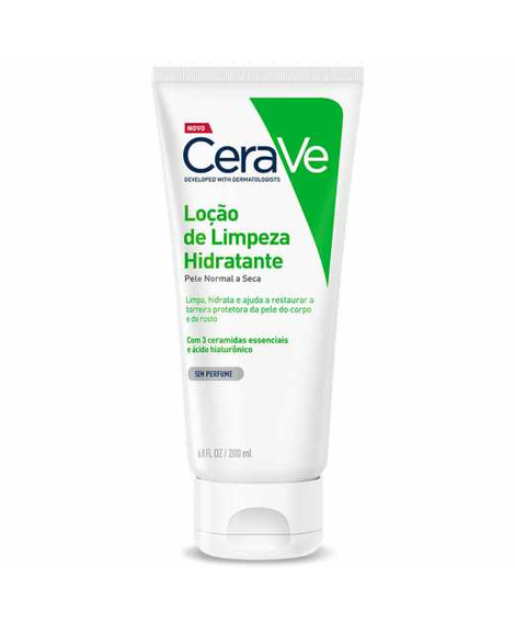 imagem do produto Locao de limpeza hidratante cerave 200ml - CERAVE