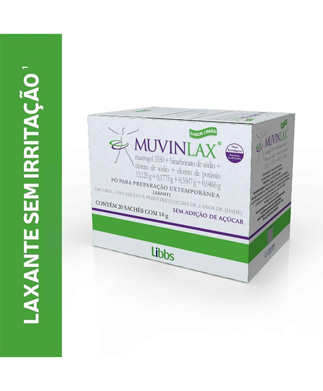 imagem do produto Muvinlax 20 saches 14g - LIBBS