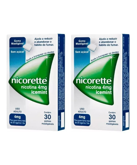 imagem do produto Nicorette icemint 4mg 30 tabletes - JOHNSON E JOHNSON