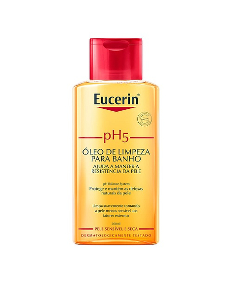 imagem do produto Oleo de limpeza para banho eucerin ph5 200ml - BEIERSDORF