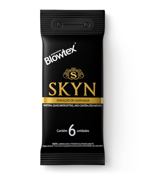 imagem do produto Preservativo blowtex skyn original 6 unidades - BLOWTEX