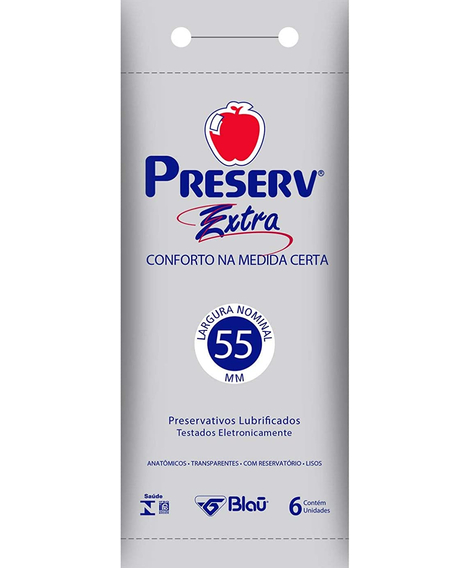 imagem do produto Preservativo preserv extra 6 unidades - BLAU FARMACEUTICA